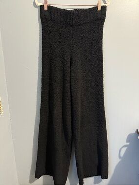 Skims Black Fuzzy Sweatpants Size L/XL